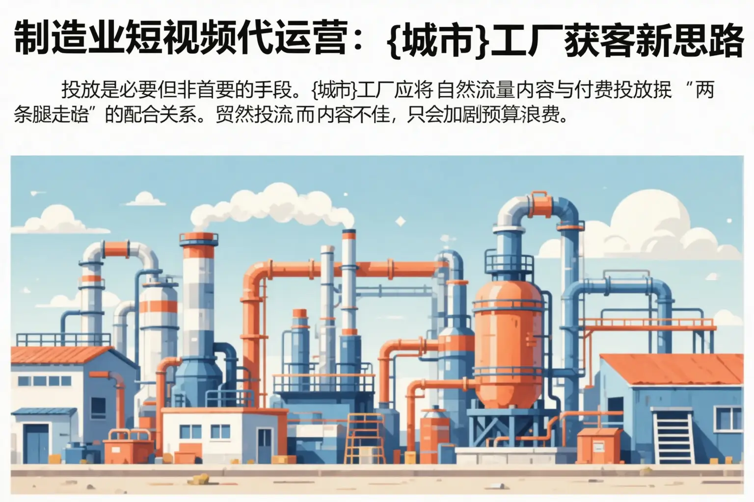 制造业短视频代运营:普陀工厂获客新思路