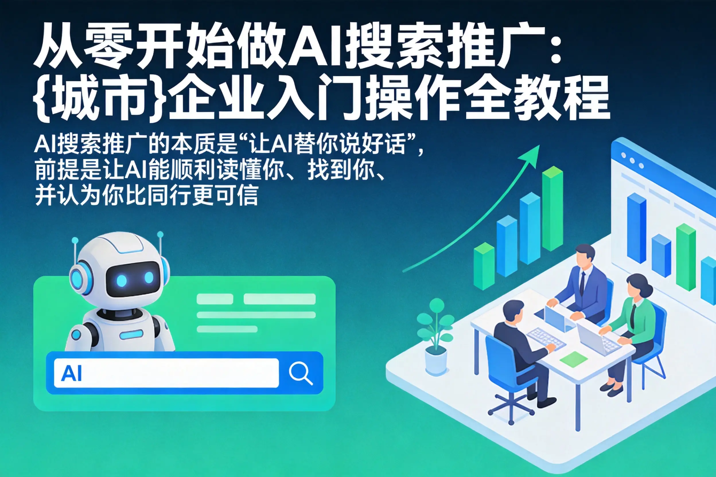 从零开始做AI搜索推广：普陀企业入门操作全教程